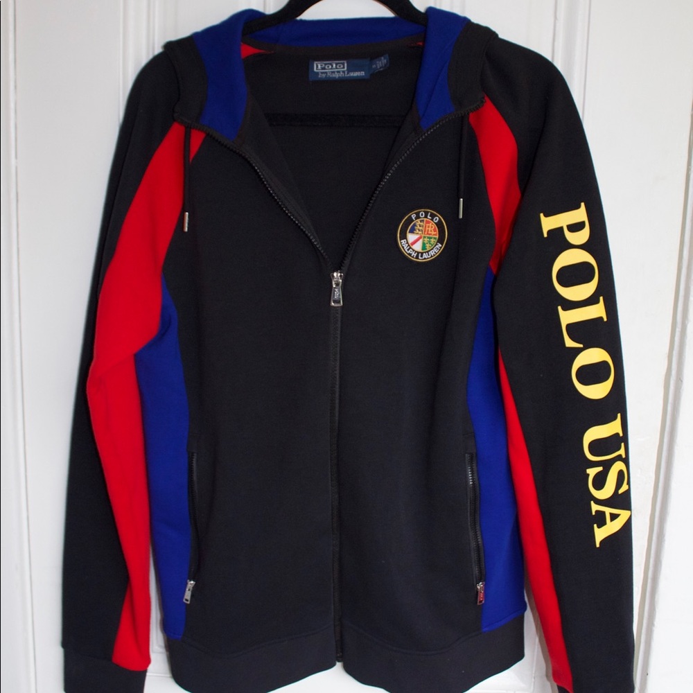 Polo Ralph Lauren zip-up Track sweater